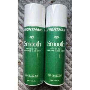 2 Pk FRONTMAN Smooth Shave Lotion W Glycolic Acid Ingrown Hair & Acne, 1.7 Fl Oz